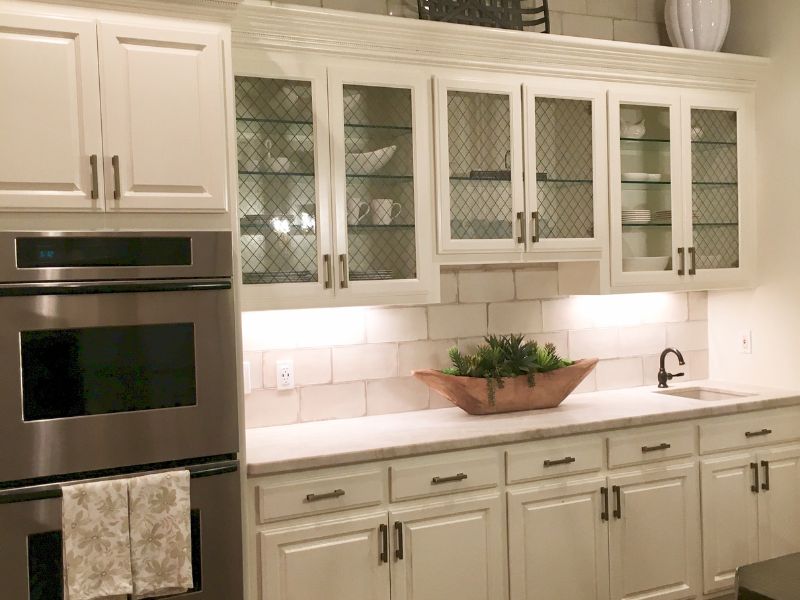 Kitchen cabinet painting and refinishing in Folsom CA by Trico Painting